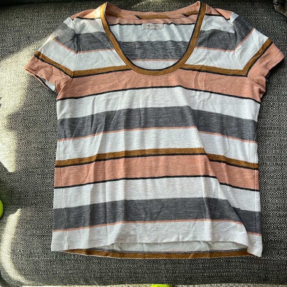 Madewell striped TShirt. Size small.